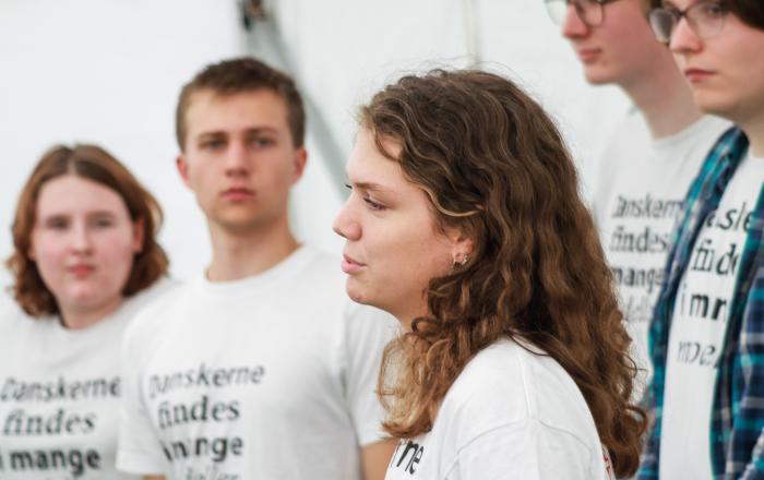 Elevambassadørerne fortæller om at være unge fra grænselandet.