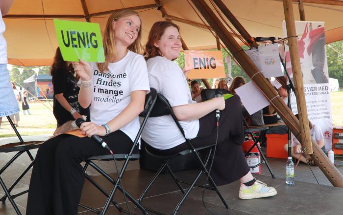 Mød Grænseforeningens Elevambassadører til Ungdommens Folkemøde i Valbyparken i København. Mød Grænseforeningens Elevambassadører til Ungdommens Folkemøde i Valbyparken i København.