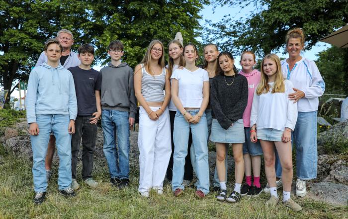 8. klasse på Cornelius Hansen-Skolen i Flensborg var med på Folkemødet Bornholm.