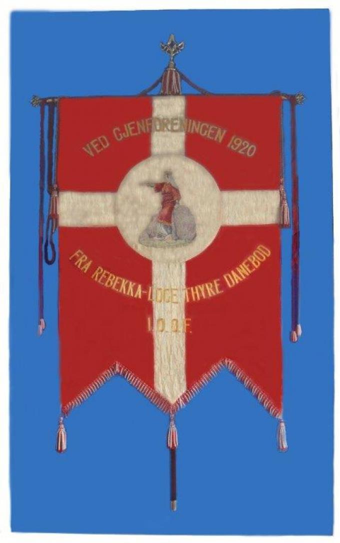 Rebekka-Logens genforeningsflag Rebekka-Logens genforeningsflag