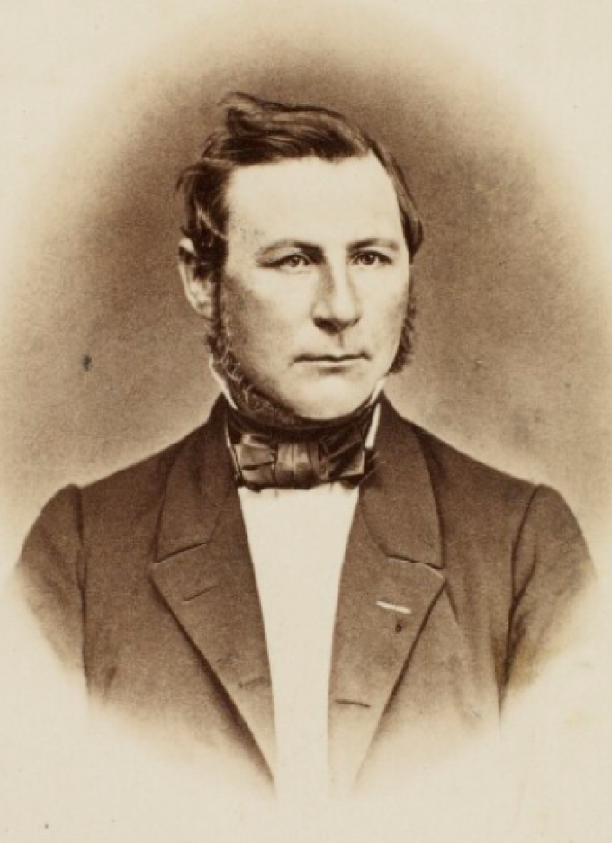 Laurids Skau. Foto fra 1860'erne. Laurids Skau. Foto fra 1860'erne.