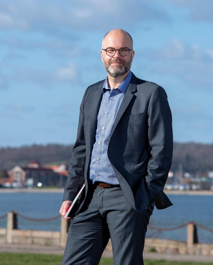 Simon Faber på besøg i Aabenraa i 2019. Simon Faber på besøg i Aabenraa i 2019.