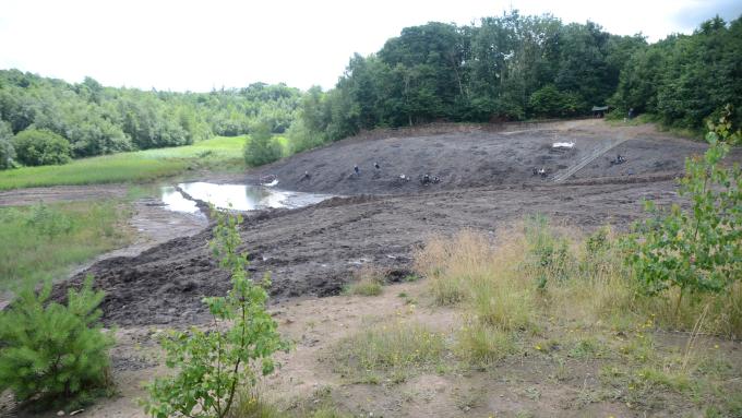 Der graves efter fossiler i Gram Lergrav. Foto fra 2023. Der graves efter fossiler i Gram Lergrav. Foto fra 2023.
