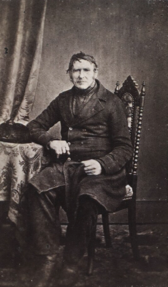 Peter Larsen Skræppenborg. Udateret fotografi. Peter Larsen Skræppenborg. Udateret fotografi.