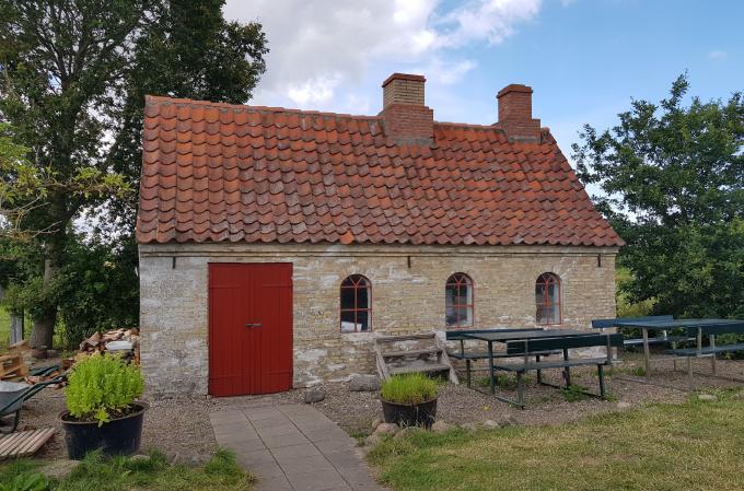 Bagehuset opført i tilknytning til Sillerup Mølle. Foto fra 2019.