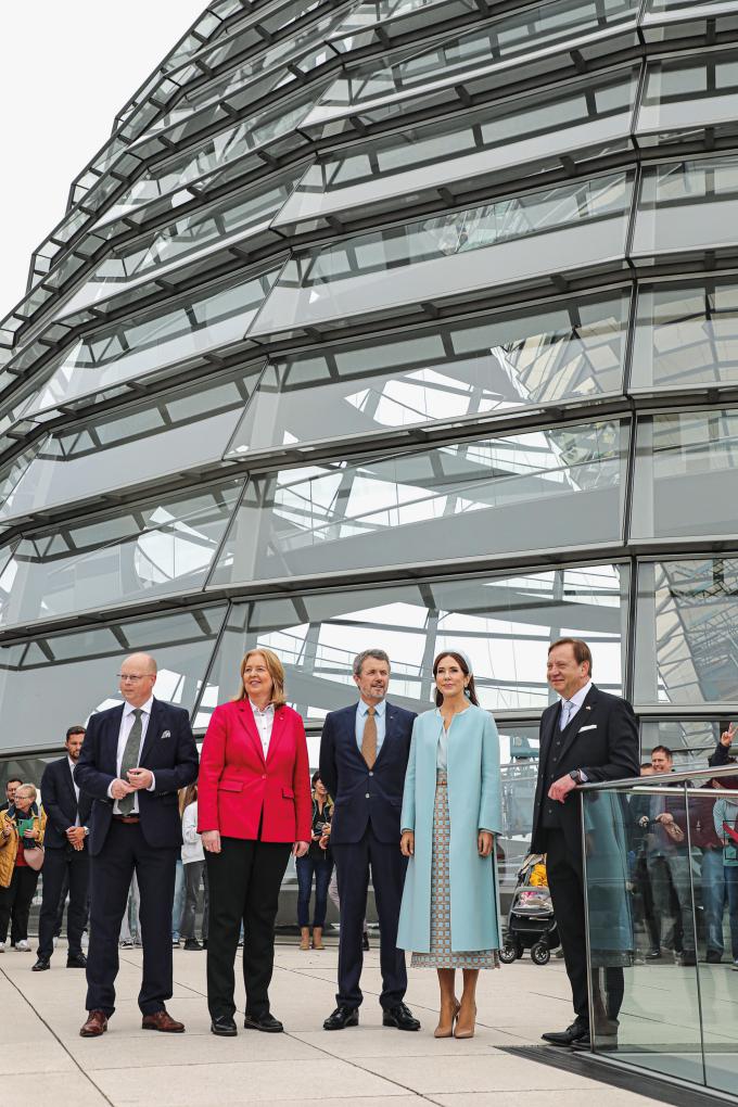 Kongeparret ved forbundsdagen i Berlin Kongeparret ved forbundsdagen i Berlin