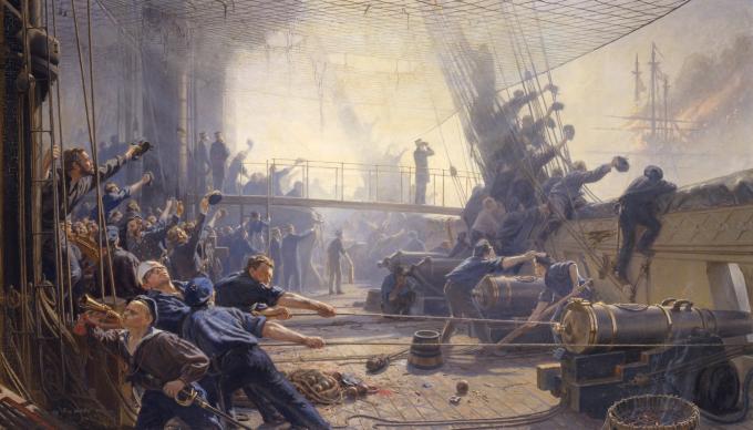 Ombord på fregatten Niels Juel