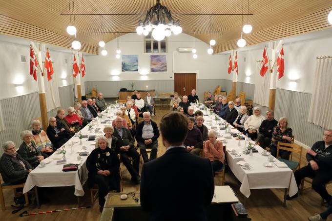 Benny Engelbrecht besøger Vejle Vesteregn ved Balle Forsamlingshus