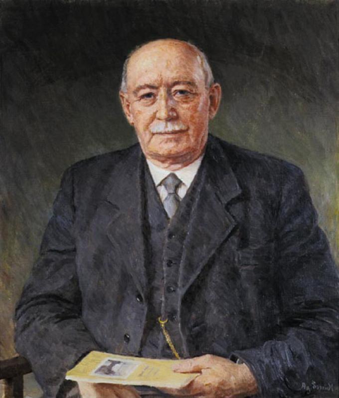 Hans Jefsen Christensen malet af Agnes Smidt Hans Jefsen Christensen malet af Agnes Smidt