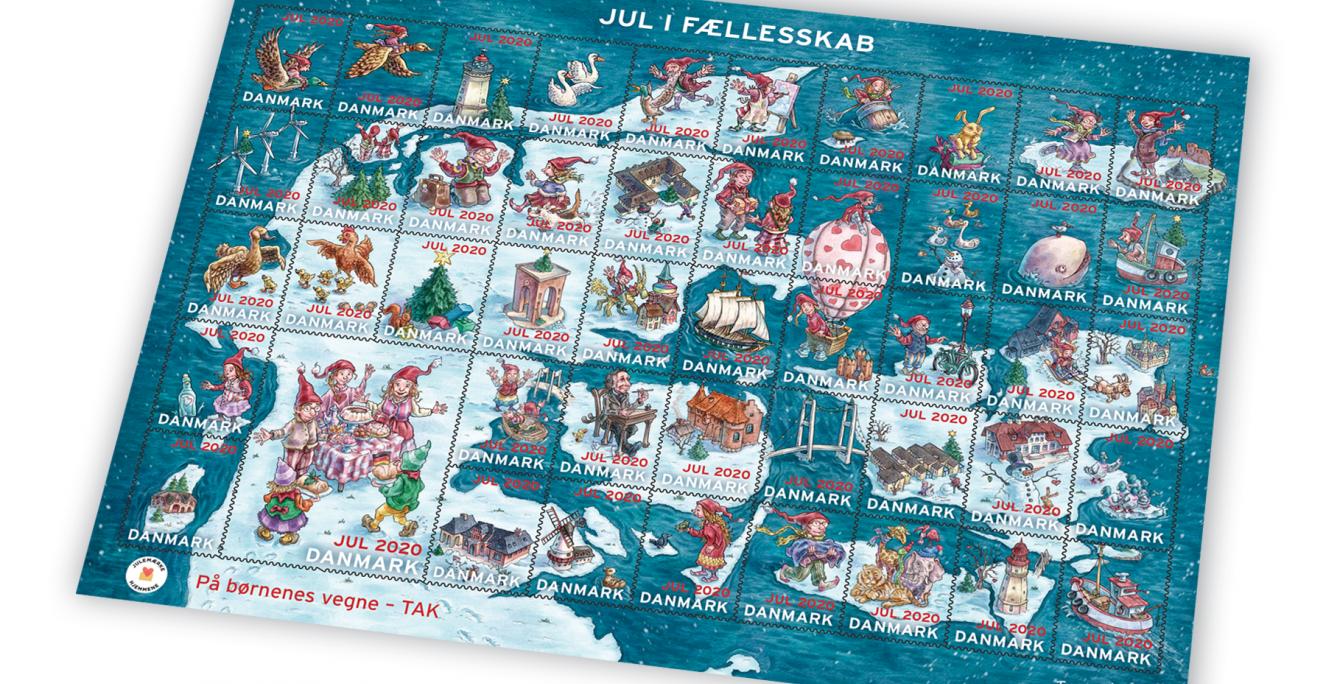 Årets julemærke er tegnet af illustrator Tomas Björnsson. På julemærkearket kan man bl.a. se nisser samlet til sønderjysk kaffebord. Årets julemærke er tegnet af illustrator Tomas Björnsson. På julemærkearket kan man bl.a. se nisser samlet til sønderjysk kaffebord.