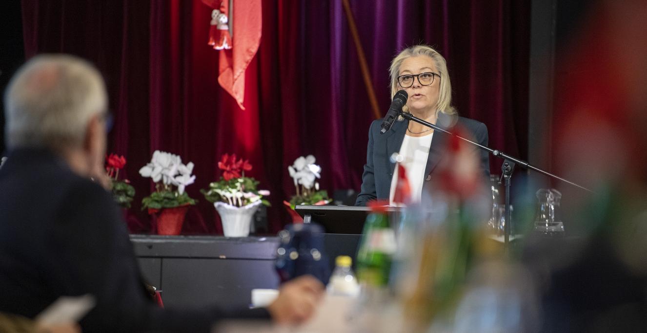 Formand Gitte Hougaard-Werner slog fast, at Sydslesvigsk Forening (SSF) er sat i verden for at fremme det danske, ikke det tyske, da SSF holdt landsmødet den 13. november i Slesvighus i Slesvig. 