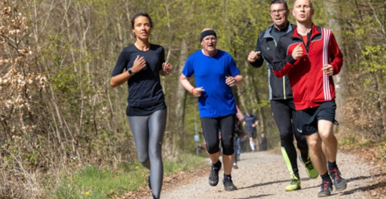 Motionsløbere fra Løveløbet. Motionsløbere fra Løveløbet.