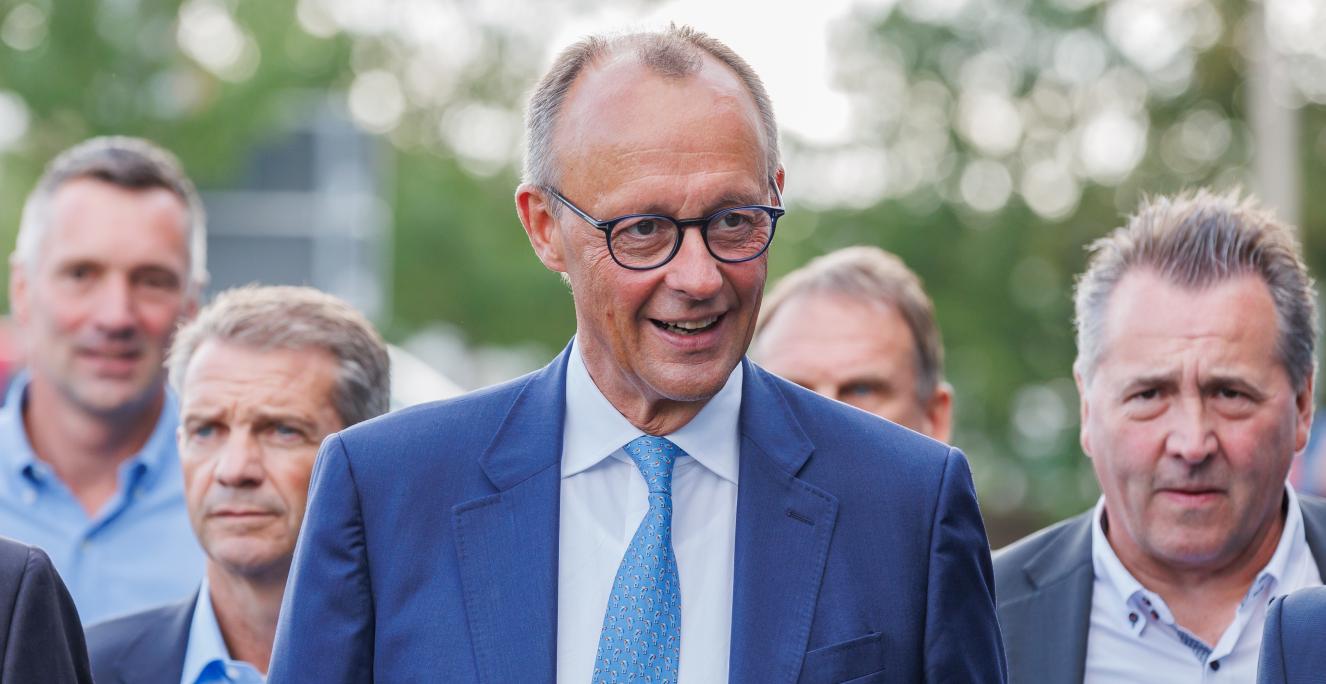 Friedrich Merz har været formand for CDU siden 2022. Friedrich Merz har været formand for CDU siden 2022.