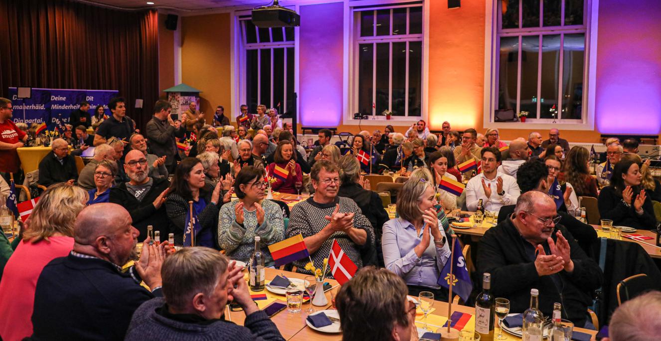SSW's valgfest i Flensborghus var velbesøgt. SSW's valgfest i Flensborghus var velbesøgt.