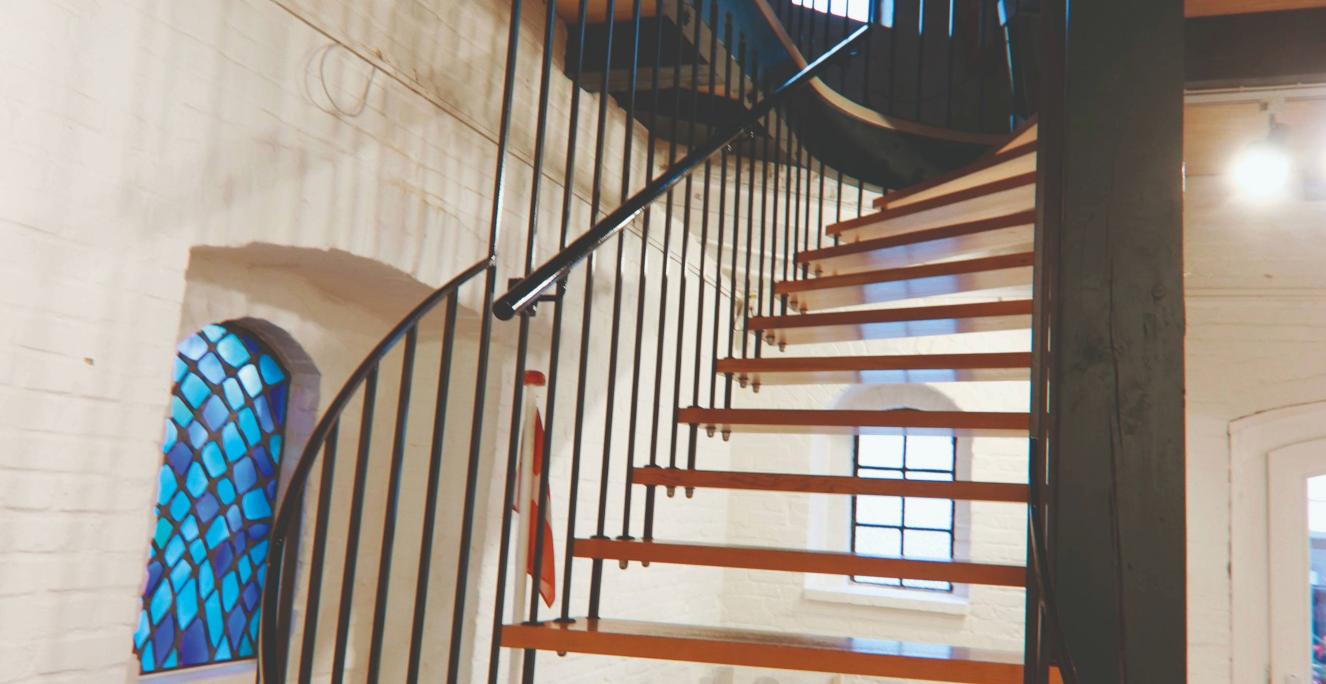 Her ses Sven Havsteen-Mikkelsens mosaikker i møllen