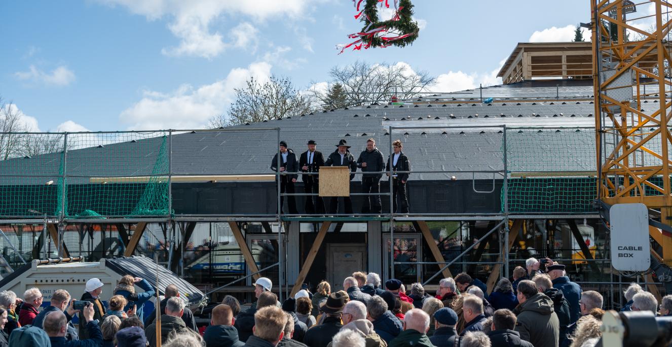 Det nye Danevirke Museum forventes at åbne til foråret 2027.
