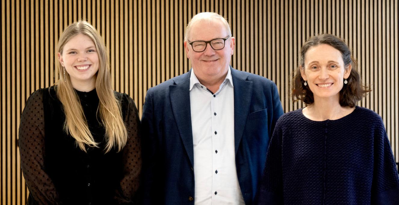 Dorthe Andresen, Erwin Andresen og Randi Damstedt udgør det nye formandskab i Slesvigsk Parti. 