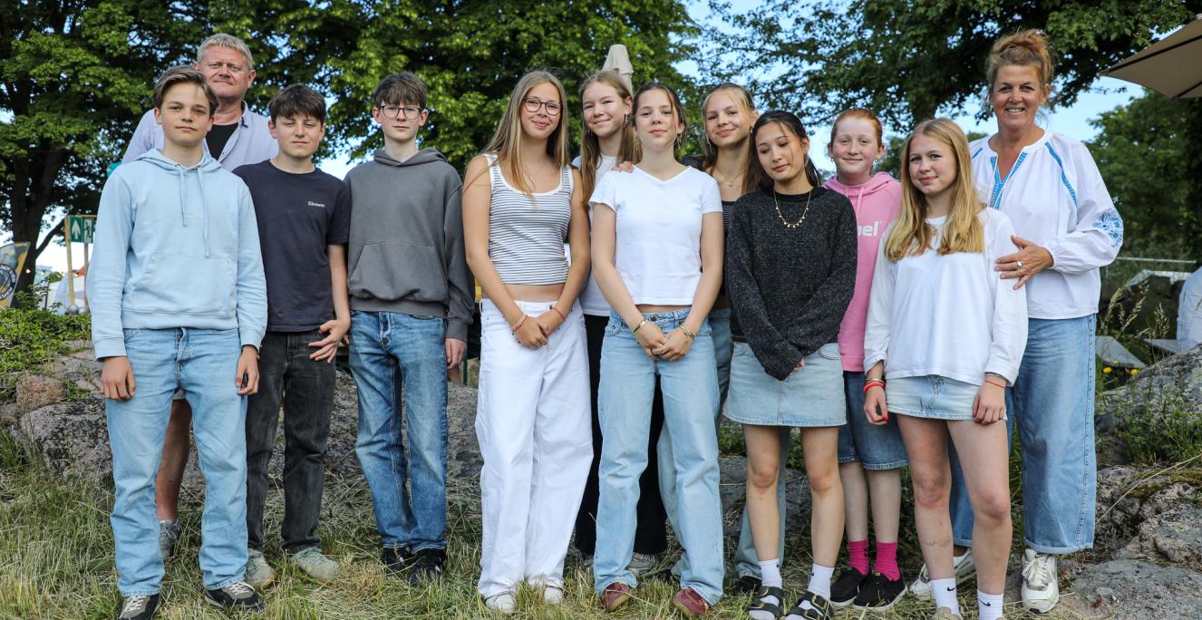 8. klasse på Cornelius Hansen-Skolen i Flensborg var med på Folkemødet Bornholm.