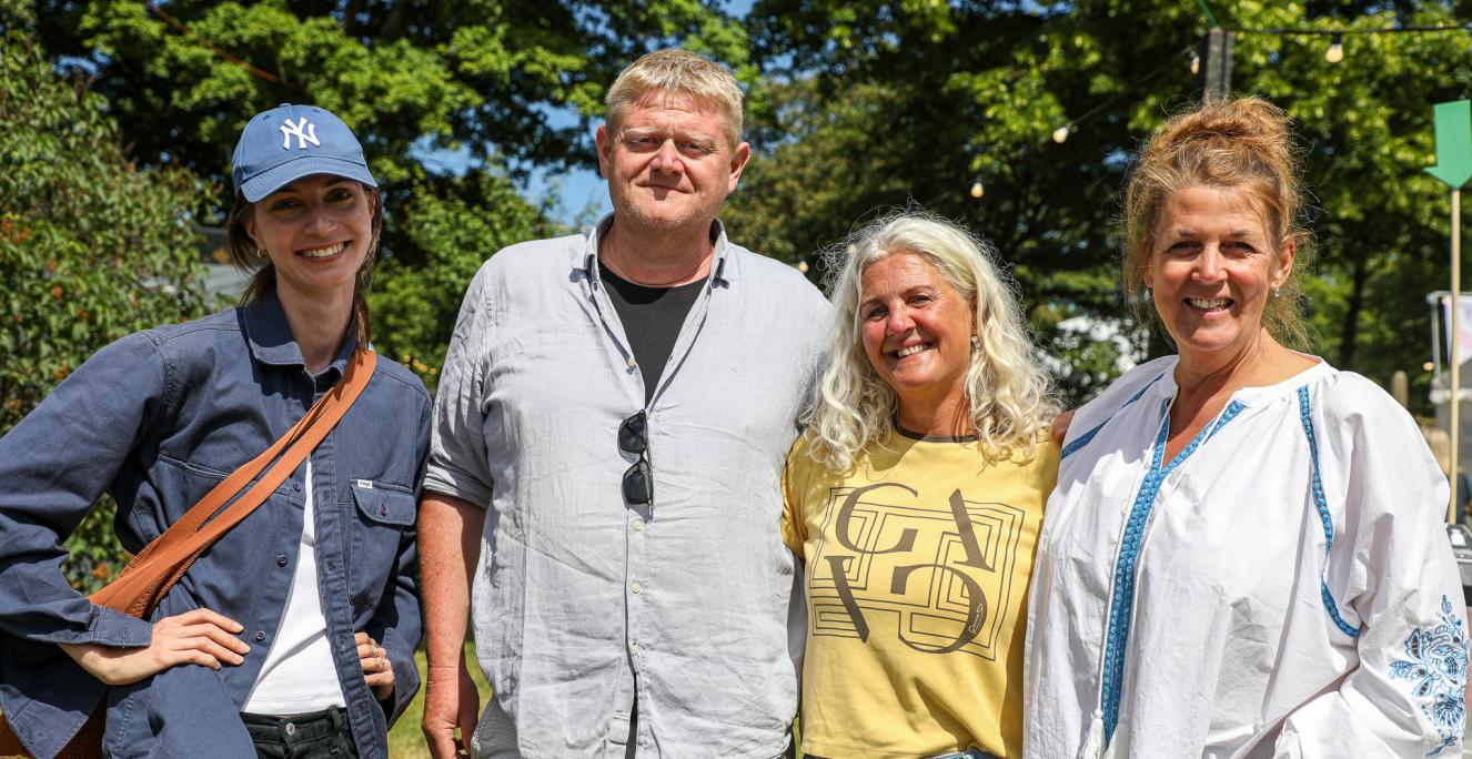 Udviklingskonsulent Emma Rix Tversted fra Gentofte Kommune, lærer Michael Kopf fra Cornelius Hansen-Skolen, lærer Tina Brønd Rasmussen fra Gentofte Ungdomsskole og lærer Bente Pickardt fra Cornelius Hansen-Skolen.