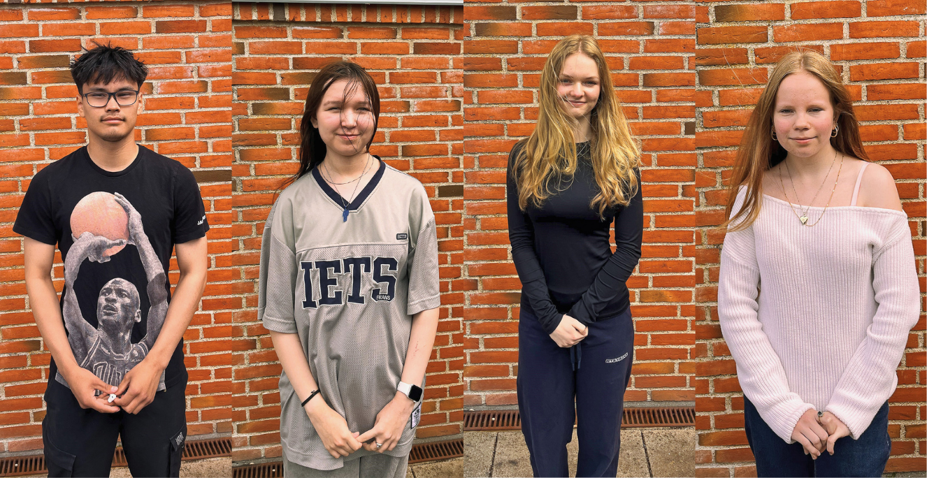 Inuk og Malou er fra Nuuk, Ea er fra Thorshavn, og Kristina er fra Klaksvik.