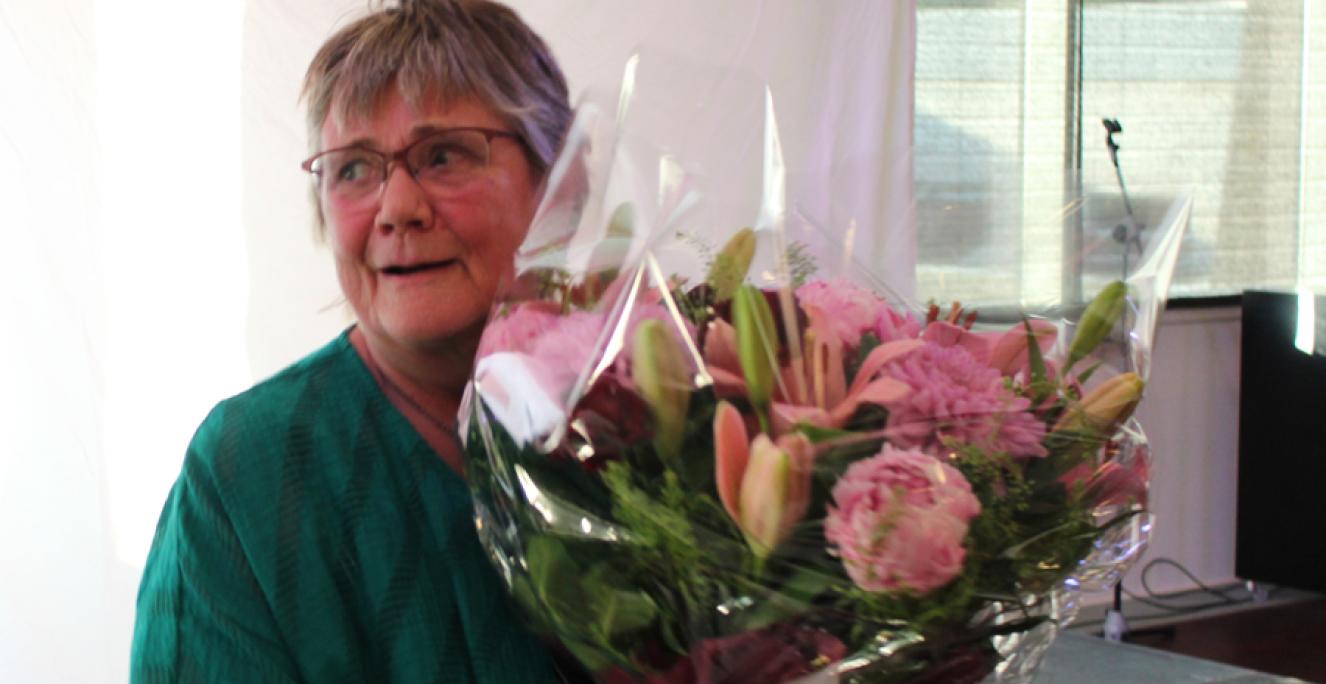 Den sydslesvigske politiker Gerda Eichhorn fik Grænseforeningens Kulturpris i 2018. Den sydslesvigske politiker Gerda Eichhorn fik Grænseforeningens Kulturpris i 2018.