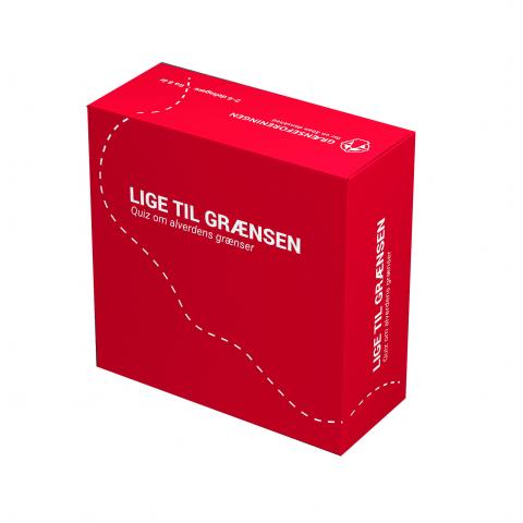 ‘Lige til grænsen’ er et quizspil med mere end 300 spørgsmål om alverdens grænser – geografiske såvel som personlige, politiske og sproglige. Det kan købes i Grænseforeningens webshop for 150 kr. 