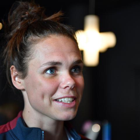 Simone Boye Sørensen, 28 år, fodboldspiller i FC Bayern München og på det danske kvindelandshold.