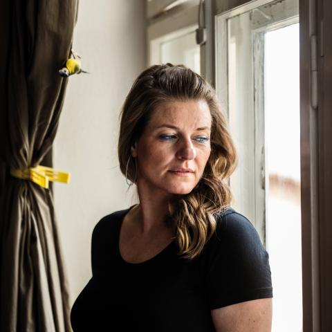 Forfatter Sissel-Jo Gazan, der bor og arbejder i Berlin, udgiver sin næste roman ‘Hvide blomster’ 6. oktober på Politikens Forlag.