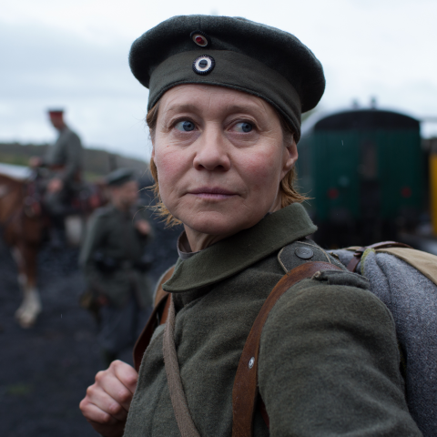 'Erna i krig' med Trine Dyrholm i hovedrollen som Erna Jensen havde premiere torsdag den 29. oktober.