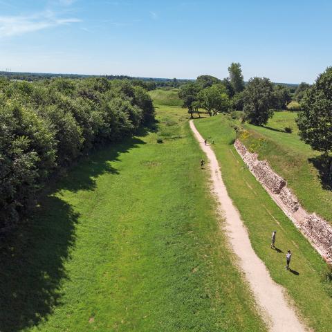 Det nye Danevirke Museum ved det historiske voldanlæg i Sydslesvig skal efter planen slå dørene op i 2024.