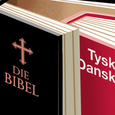 Dansk og tysk bibel