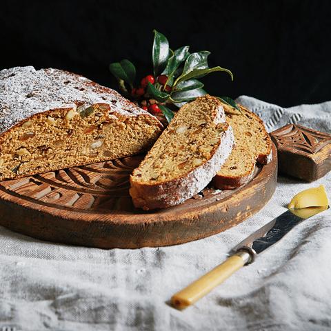 Sønderjysk julekløben spises med koldt smør