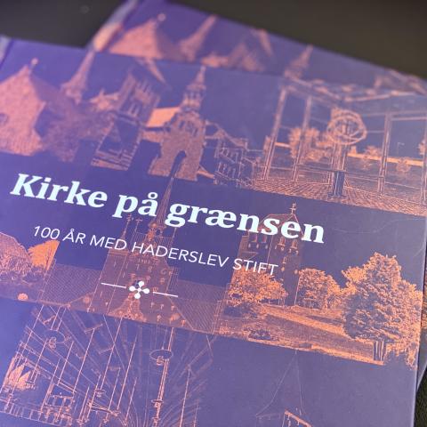 Haderslev Stift udgiver i anledning af sit 100-års jubilæum bogen 'Kirke på grænsen - 100 år med Haderslev Stift'. Haderslev Stift udgiver i anledning af sit 100-års jubilæum bogen 'Kirke på grænsen - 100 år med Haderslev Stift'.