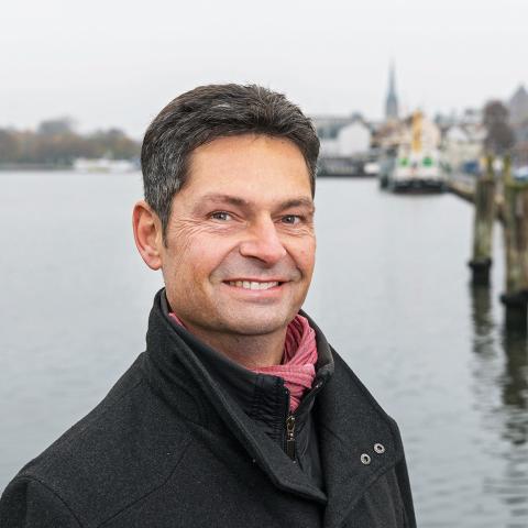 Fabian Geyer er ny overborgmester i Flensborg pr. 1. januar 2022.