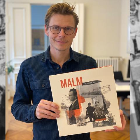 Lars Malm (billedet) og Tomas Raae udgiver fredag den 17. marts albummet 'Menneske igen'.