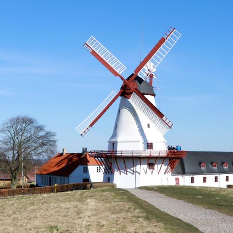Dybbøldagen markeres bl.a. med flaghejsning ved Dybbøl Mølle nær Sønderborg.