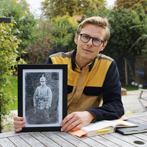 Lars Malm har skrevet et album baseret på breve, som den sønderjyske soldat Kresten Andresen skrev under Første Verdenskrig.