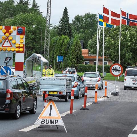 Grænsekontrollen ved den dansk-tyske grænse bliver omlagt fra i dag fredag den 12. maj.
