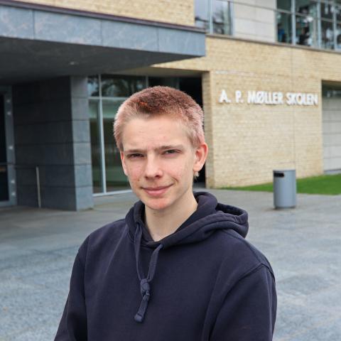 Jesko Stolp fra A.P. Møller Skolen i Slesvig var et år på Brejning Efterskole.