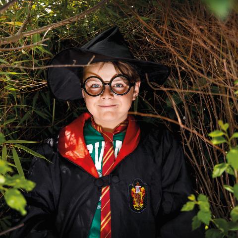 Rafael Graunke-Butz er Harry Potter-fan og kom godt ud af det med sin udvekslingsmakker i Danmark, selv om de er til henholdsvis Griffindor og Slytherin.