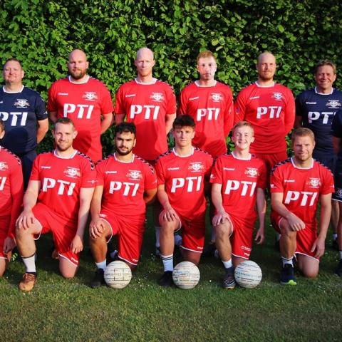 Det danske faustball-landshold består af medlemmer af det tyske mindretal i Sønderjylland.