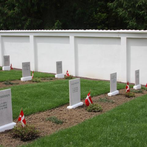 I Braine, Frankrig, ligger 79 sønderjyder fra Første Verdenskrig begravet.