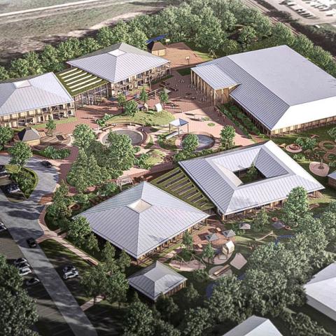 Det er den foreløbige forventningen, at første etape af det nye mindretalscenter i Tarp kan slå dørene op i midten af 2026 og de resterende etaper få år efter.