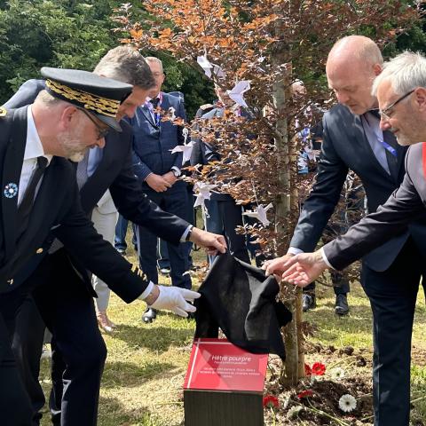100-året for indvielsen af Den Sønderjyske Kirkegård i Braine blev markeret lørdag den 15. juni.