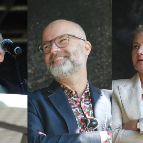 100-årsdagen for Genforeningstårnet på Ejer Bavnehøj var anledning til en debat om grænser og nationalitet identitet mellem Bertel Haarder, Marlene Wind og Simon Faber 100-årsdagen for Genforeningstårnet på Ejer Bavnehøj var anledning til en debat om grænser og nationalitet identitet mellem Bertel Haarder, Marlene Wind og Simon Faber