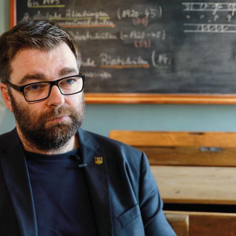 Hauke Grella, leder af det tyske museum i Sønderborg