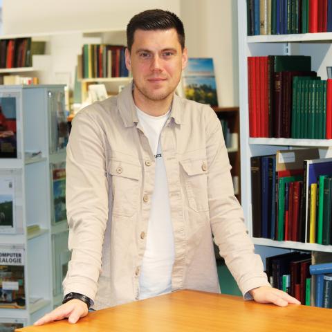 Rejhan Bosnjak fra Dansk Centralbibliotek for Sydslesvig.