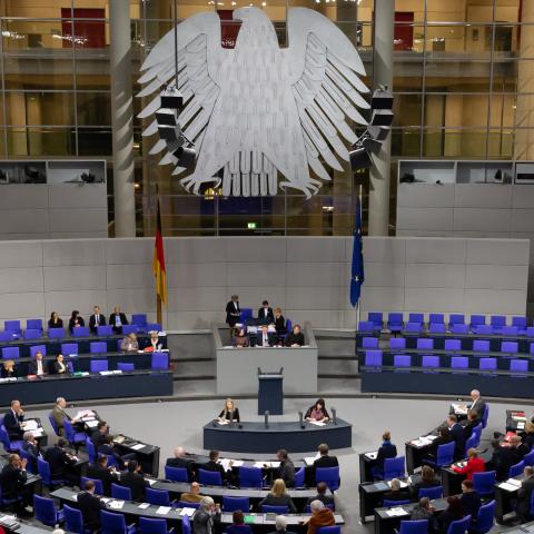 På søndag skal pladserne i Forbundsdagen i Berlin fordeles.