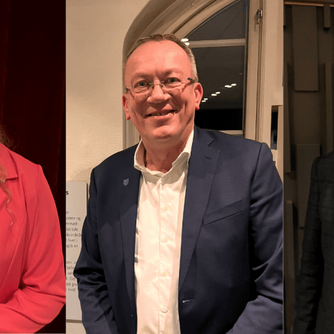 Museumsinspektør Sally Schlosser Schmidt, borgmester Jan Riber Jakobsen (K) og fondsformand Peter Siefert-Clausen var alle glade for den nye opera om Franciska Clausen.