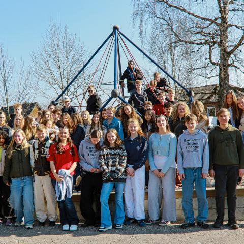 Magasinet Grænsen var med Gentofte Skole på besøg hos Sydslesvig Crew på Cornelius Hansen Skolen i Flensborg.